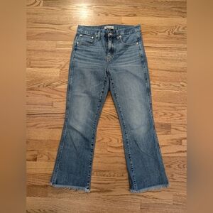 Madewell Cali Demi-Boot Jeans Size 28